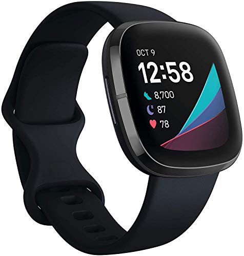 Imagen principal de Fitbit Sense Smarwatch Lunar Carbon/Graphite Stainless Steel