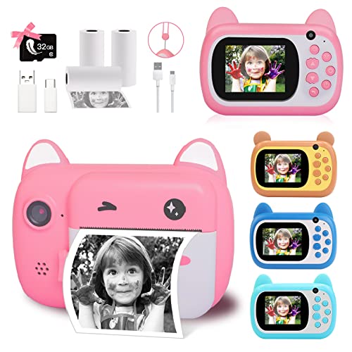 Imagen principal de TOYOGO Cámara de impresión instantánea para niños, cámara Selfie 