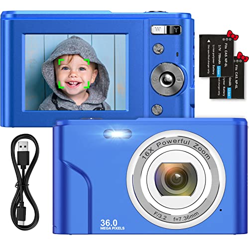 Imagen principal de Cámara Digital compacta 1080P Mini Video Camera 2,4 Pulgadas 36MP HD 