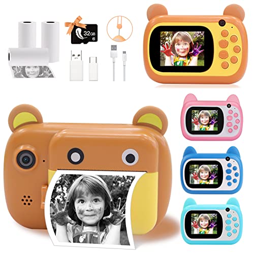 Imagen principal de Cámara de Fotos instantánea para niños, Pantalla LCD de 2,4 Pulgada