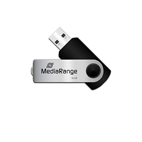 Imagen principal de MediaRange Flexi Memoria USB 16GB MR910 USB 2.0, Negro y Plata