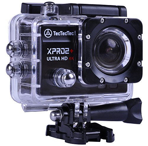 Imagen principal de [New] TecTecTec XPRO2+ Videocámara Deportiva 4K Ultra HD WiFi con Car
