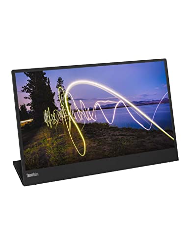 Imagen principal de Lenovo ThinkVision M15 Monitor móvil FHD de 15, Color Negro