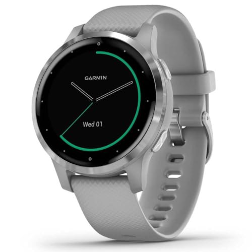 Imagen principal de Garmin Vívoactive 4S Reloj Inteligente, Unisex Adulto, Gris, S