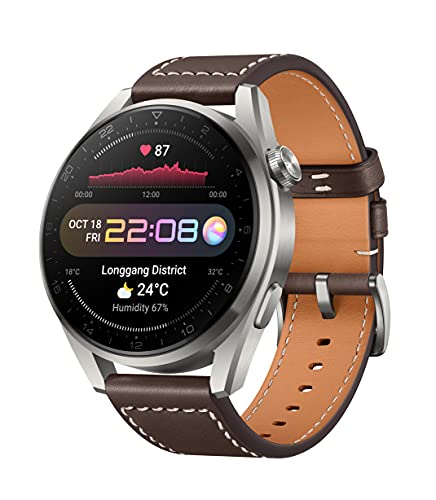 Imagen principal de Huawei Reloj 3 Pro- Correa de Cuero Marrón