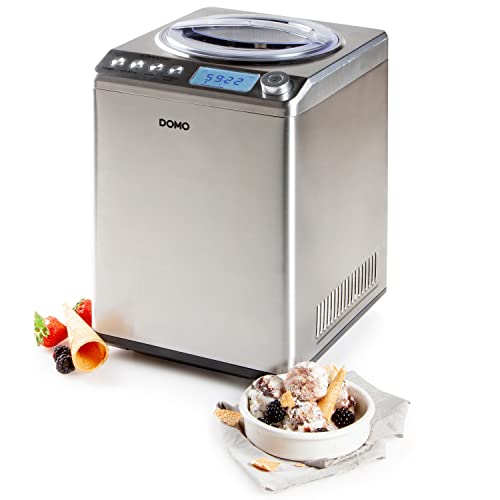 Imagen principal de DOMO DO9232I - Máquina para helados, acero inoxidable 18/8, 2,5 litro