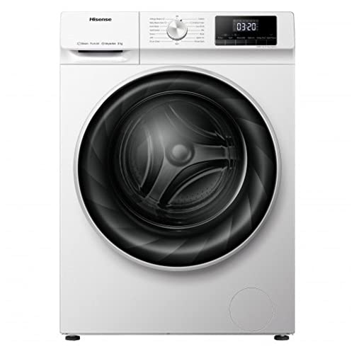 Imagen principal de Hisense WFQY801418VJM - Lavadora de 8 kg con 1400 rpm, color blanco, c