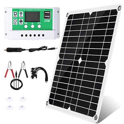 Imagen principal de Doorslay - Kit de Panel Solar Monocristalino de 18 V/25 W, Panel Solar