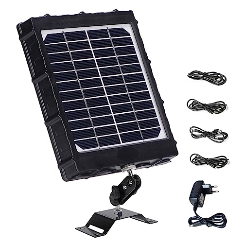 Imagen principal de WILDGAMEPLUS Panel solar recargable, 14W 8000mAh 12V/1.2A 9V/1.6A 6V/2