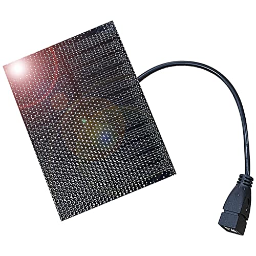 Imagen principal de Gereton Panel Solar, Cargador De Panel Solar USB De 5 W 5 V, Cargador 