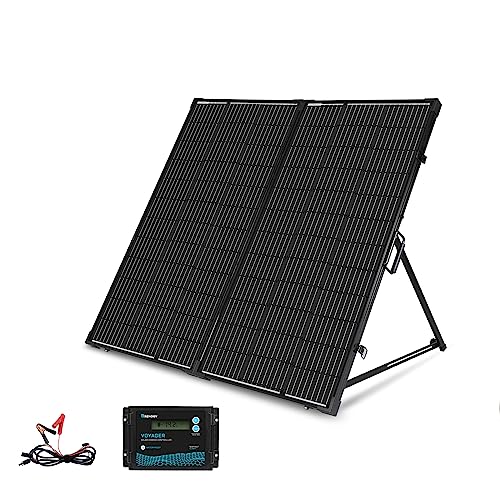 Imagen principal de Renogy 200 W 12 V mono caja solar impermeable 20 A regulador solar LCD