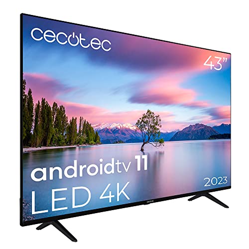 Imagen principal de Cecotec Televisor LED 43 Smart TV A1 Series ALU10043. 4K UHD, Android 