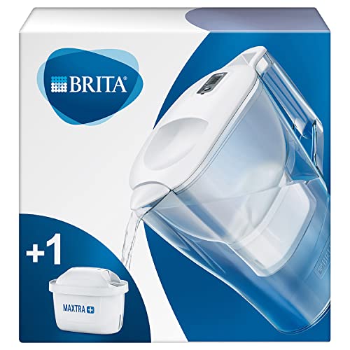 Imagen principal de BRITA Aluna blanca - Jarra de Agua Filtrada con 1 cartucho MAXTRA+, Fi