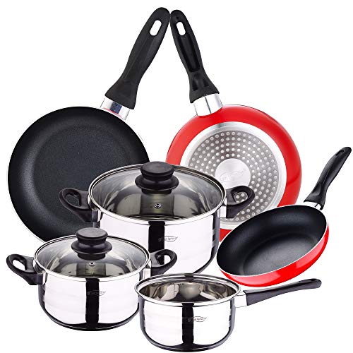 Imagen principal de San Ignacio PK2356 Batería de cocina 5 piezas acero inoxidable y set 