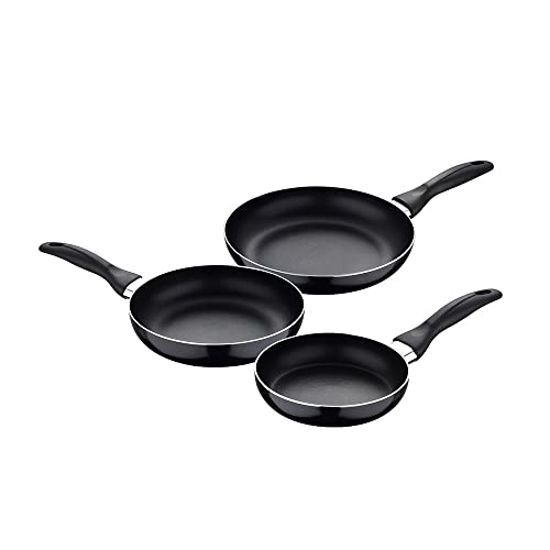 Imagen principal de Juego de 3 sartenes de Ø16Ø20Ø24 aluminio prensado colección Navy 