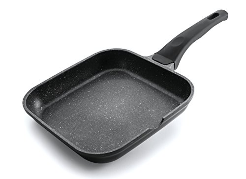 Imagen principal de LACOR - 24127 - Asador Liso Eco Piedra 28 cm - Negro