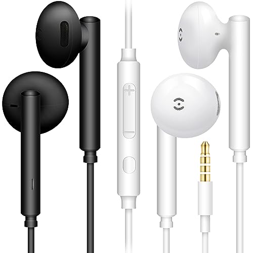 Imagen principal de MAS CARNEY ?Paquete de 2? WH6 Auriculares con Cable de 3.5 mm, Audifon