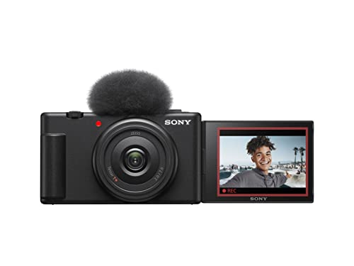 Imagen principal de Sony ZV-1F Cámara Digital, para Vlogs, con Pantalla Multiángulo, Ví