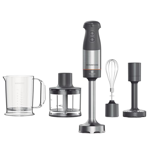 Imagen principal de Kenwood Triblade XL+ HBM60.307GY, Minipimer con 3 Cuchillas Antisalpic
