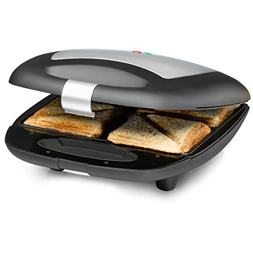 Imagen principal de Rommelsbacher ST 1410 Sandwichera, Inoxidable Plástico Aluminio, Negr