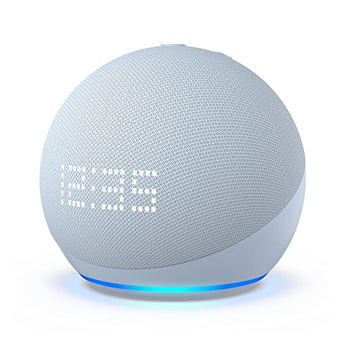 Imagen principal de Echo Dot con reloj (5.ª generación, modelo de 2022) | Altavoz inteli