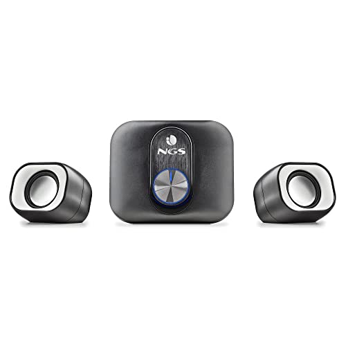 Imagen principal de NGS Comet 2.1. - Mini Altavoces Estéreo Multimedia de PC con Subwoofe