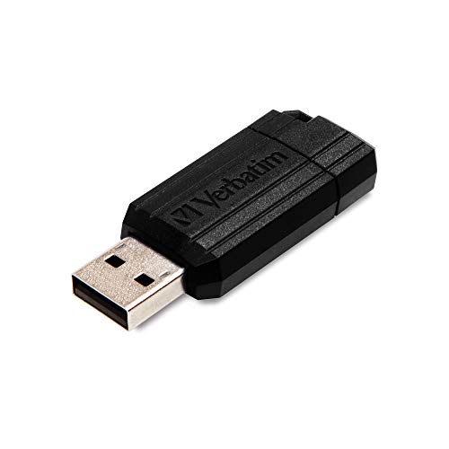 Imagen principal de Verbatim 49071 PinStripe - Memoria USB de 128 GB (10 MB/s), color negr