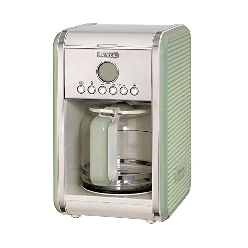 Imagen principal de Ariete 1342 Cafetera de goteo vintage, 2000 W, ACERO INOXIDABLE, Verde