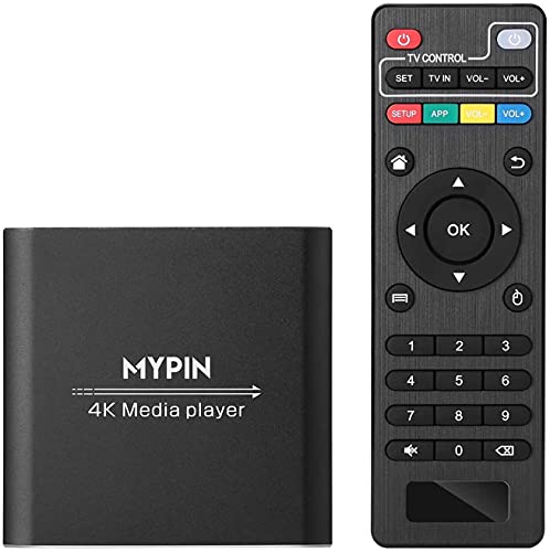 Imagen principal de Reproductor Multimedia 4K, MYPIN Media Player con Control Remoto para 