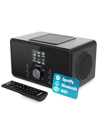 Imagen principal de MAJORITY Bard Radio Internet con Dab+ | 2.1 100W Estéreo con Subwoofe