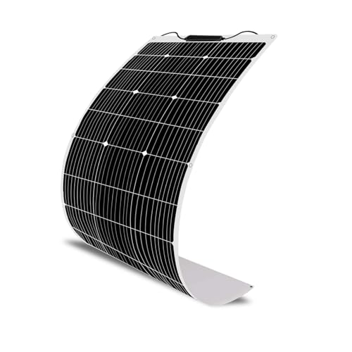 Imagen principal de Panel Solar 100W 12V Panel Solar Monocristalino Flexible Ultra Ligero 