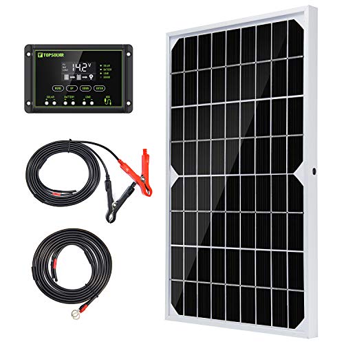Imagen principal de Kit de panel solar monocristalino TP Solar Solar T05M10C10W-1 con carg