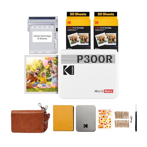 Imagen principal de KODAK Mini 3 Retro, Impresora fotográfica portátil, impresión rápi