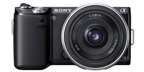Imagen principal de Sony NEX-5NDB - Cámara Digital(16,1 Megapixel, 5,6X Zoom óptico, Pan