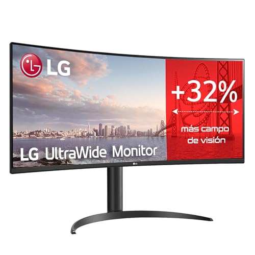 Imagen principal de LG 34WP65C-B - Monitor Gaming UltraGear Curvo 34 pulgadas, Panel Nano 