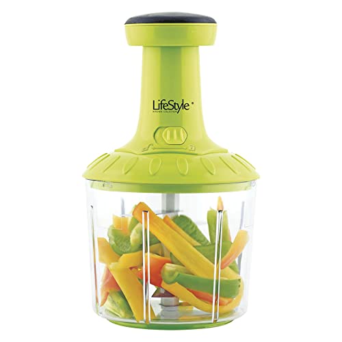 Imagen principal de Lifestyle Picadora Manual, Verde, 23 cm