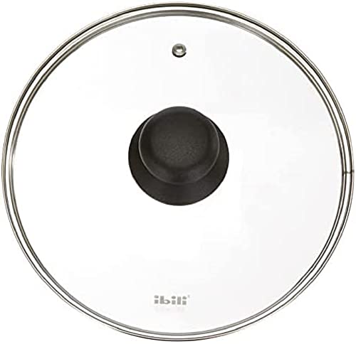 Imagen principal de Ibili 970722 tapa de cristal con orificio para vapor de 22 cm,