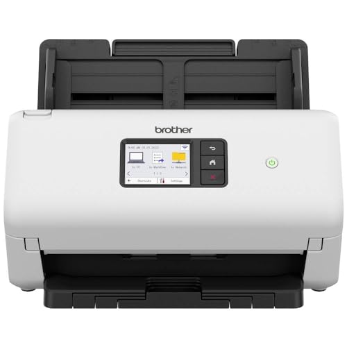 Imagen principal de Brother ADS4500W Escáner de sobremesa con red cableada y WiFi, único