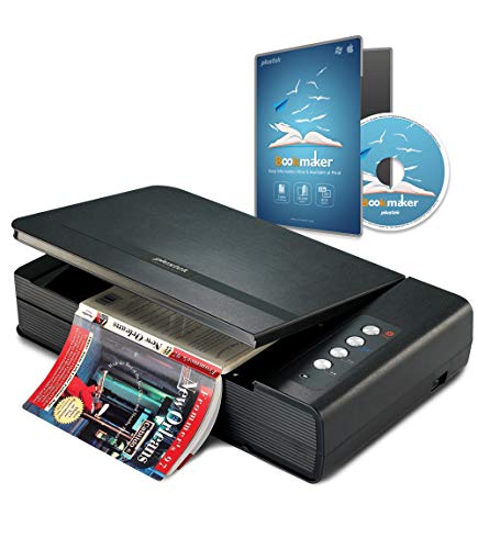 Imagen principal de Plustek Escáner OpticBook 4900 con casa de apuestas: simplifica el es