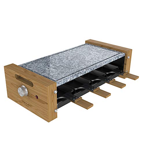Imagen principal de Cecotec Raclette Cheese&Grill 8600 Wood AllStone. Potencia 1200 W, Pla