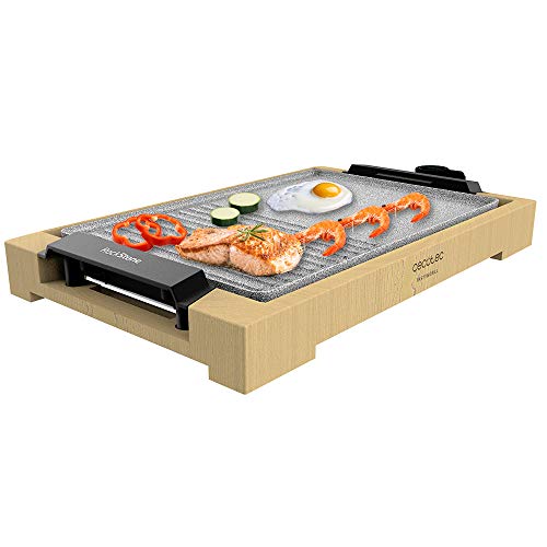 Imagen principal de Cecotec Plancha de asar eléctrica Tasty&Grill 2000 Bamboo MixStone. 2