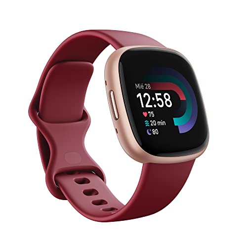 Imagen principal de Fitbit Versa 4,Beet/Copper Rose Smartwatch, Unisex-Adult, Rojo Cereza/