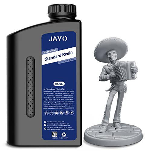 Imagen principal de JAYO Resina para Impresora 3D 1KG, 405nm UV Estándar Resina Fotopolí