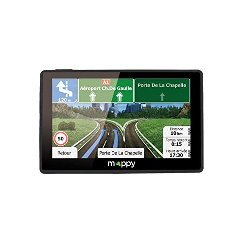 Imagen principal de MAPPY ITI E-438 GPS Slim Rouge avec Housse Carte a Vie Intégrée