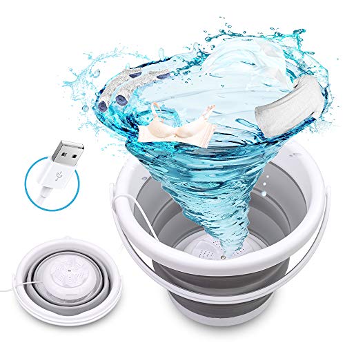 Imagen principal de Mini Lavadora, Lavadora de Turbina Ultrasónica con Alimentación USB,