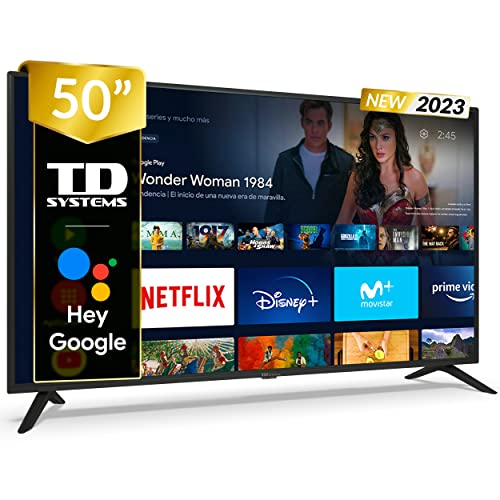 Imagen principal de TD Systems - Smart TV 50 Pulgadas Led UHD 4K, televisor Hey Google Off