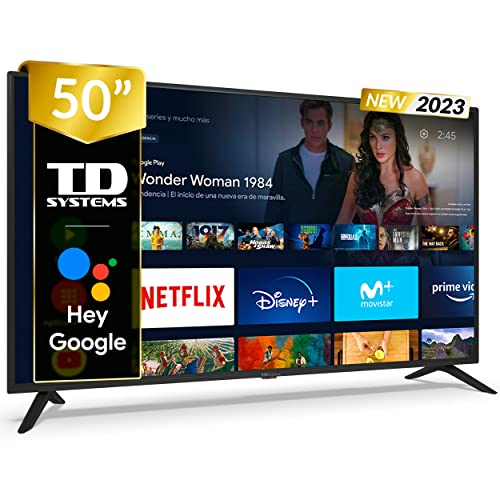 Imagen principal de TD Systems - Smart TV 50 Pulgadas Led UHD 4K, televisor Hey Google Off