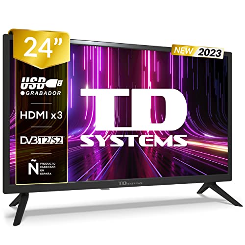 Imagen principal de TD Systems - Televisores 24 Pulgadas Led HD, USB Grabador Reproductor,