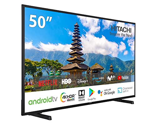 Imagen principal de Hitachi 50HAK5450, Android Smart TV 50 Pulgadas, 4K Ultra HD, HDR10, D