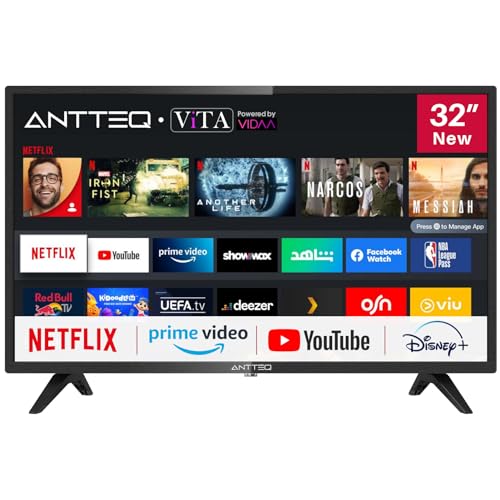 Imagen principal de Antteq AV32 Smart TV 32 Pulgadas (80 cm) Televisores con Netflix, Prim